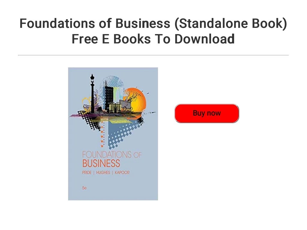 Foundations of business 7th edition free pdf