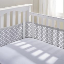 The mesh on mesh sided cribs should be smaller than