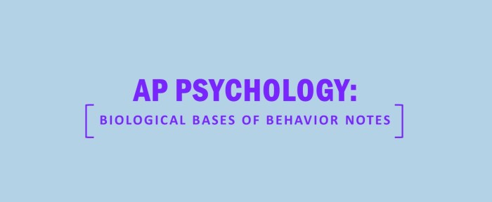 Ap psychology unit 3 biological bases of behavior